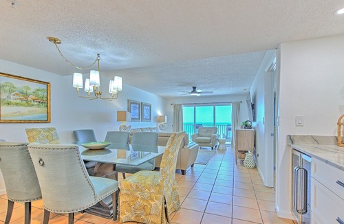 Redington Shores Condo | Gulf Front Condo w/Lovely Beach Views - Sea Oats 407