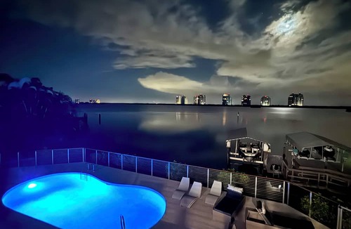 Bonita Springs House | Grand Waterfront House, Breathtaking Views, private backyard with pool/hot tub