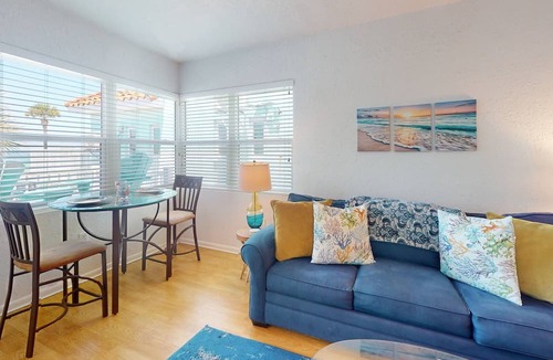 Pass-a-Grille Historic District Condo | Spectacular Location on Pass-A-Grille! Near Restaurants. Pool. Beach Views. Free City Parking Pass.