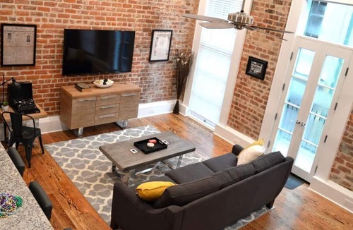 Central Business District Condo | Entertainment Themed-The Picayune, Historic luxury condo with balcony, 2 blocks
