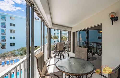 Indian Shores Condo | Beautiful Gulf Front Condo w/Pool - Beach Palms 209