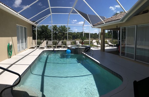 Central Naples Villa | 2700 Square Foot Villa/Single Family Lake View pool home in Briarwood, Naples,