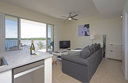 St. Petersburg Condo | See dolphins from the balcony! Hot tub and pool. Renovated & fully equipped.#410