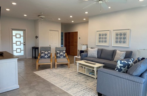 Gulf Pines House | 3-Bed 2-Bath Home With Elevator, Short Walk to Beach, Gulf Pines Neighborhood