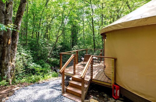Balsam Grove RV Rental | Enchanting Yurt Haven near Pisgah National Forest in North Carolina
