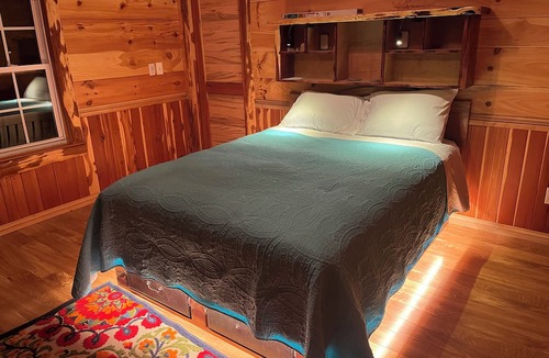 Mill Spring Cabin | Lake Lure Retreat. Perfect for a budget honeymoon or last minute anniversary!