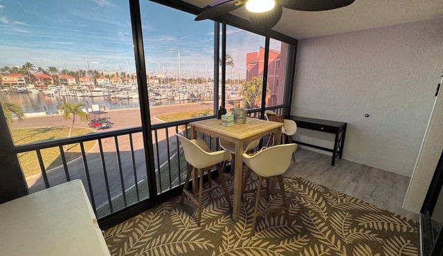 Modern Marina View, Steps from Restaurant in Burnt Store Marina Gated Community