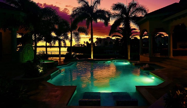 Tierra Verde - St. Petersburg Waterfront Mansion Estate - Pool - Boat Dock