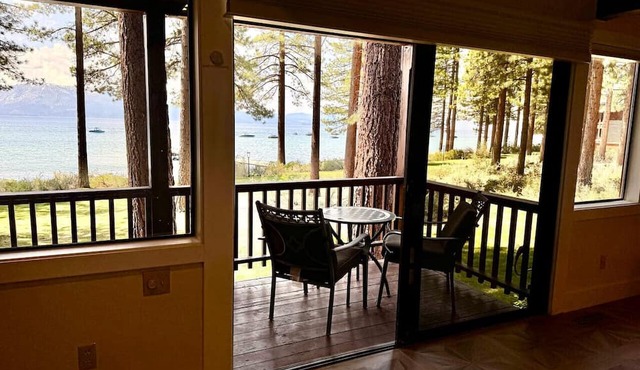 Lakefront Townhome | Prvt Beach & Decks | Sleeps 6 in Zephyr Cove