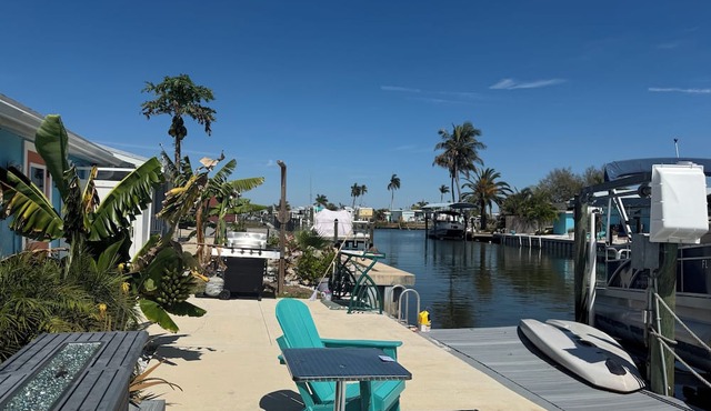 All new, incredible location! Waterfront unit in Matlacha with many amenities.